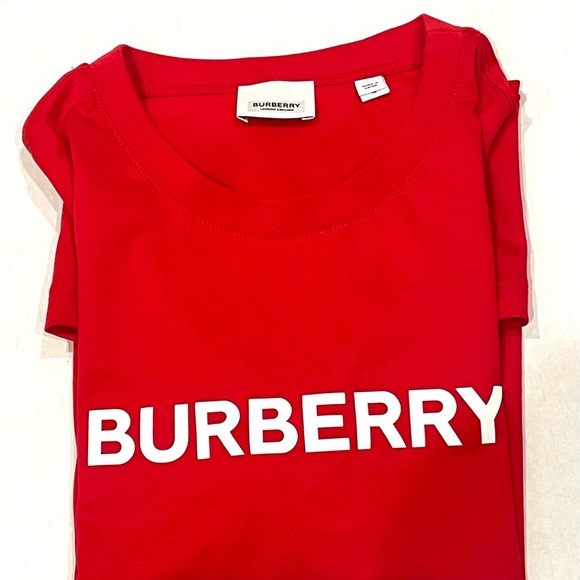 BURBERRY England Cotton T shirt L Large imported - Picture 4 of 10